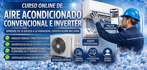 Curso de Aire Acondicionado Convencional e Inverter
